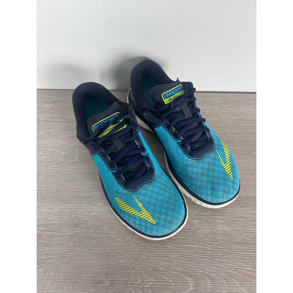 Brooks Pure Flow 6 Women's Running Shoes Sz 6.5 Teal 1202371B443 Low Top LaceUp